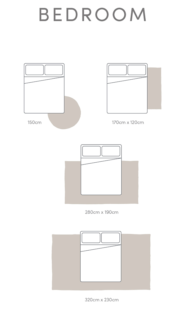 Bed Room Rug Sizing Guide