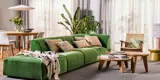 Living room with Mood window furnishings